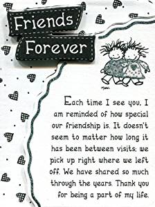 Friends Forever Miniature Easel-Back Print with Magnet (MIN440) - Blue Mountain Arts